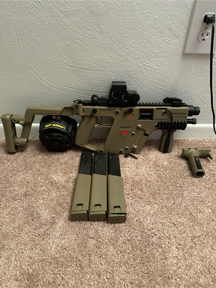 SOLD *Price Drop* *RARE* KWA Kriss Vector GBB | HopUp Airsoft