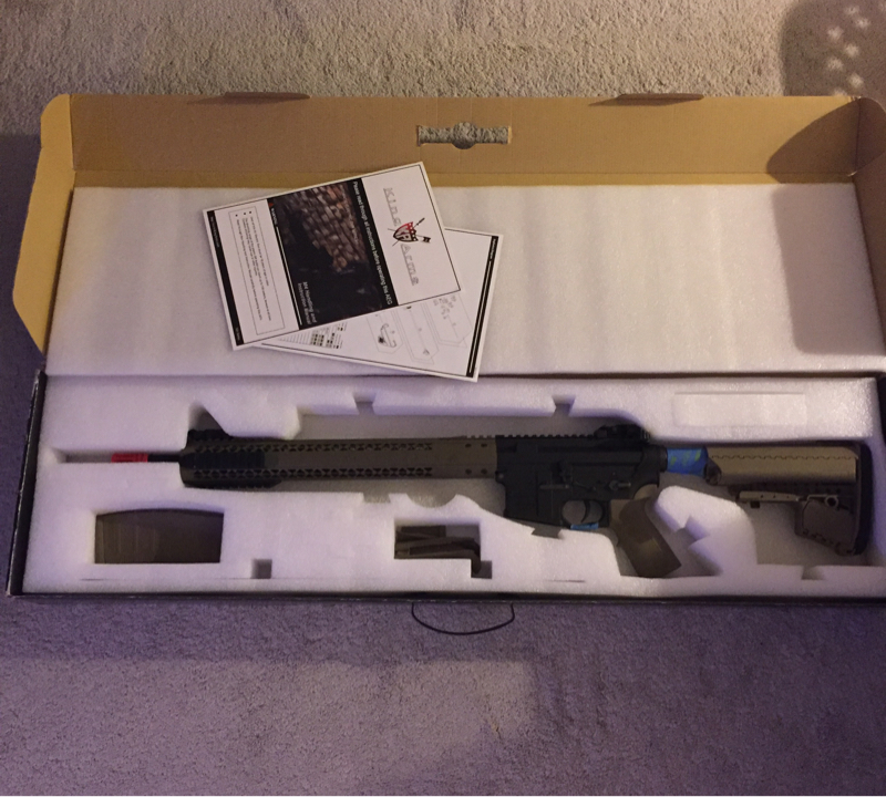 Sold black rain fallout 15 force hopup airsoft
