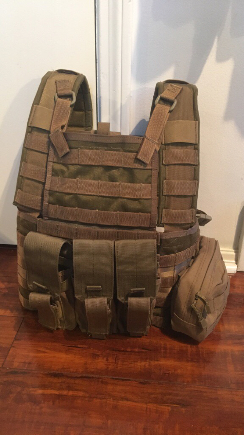 SOLD Flyye Industries Chest Rig Plate Carrier Tactical Vest | HopUp Airsoft