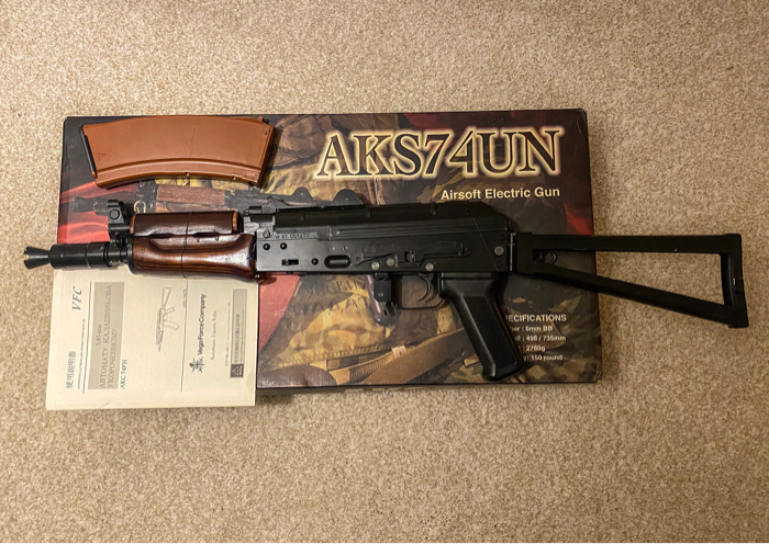 Vfc Aks74un Krink Aks74u Krinkov Rare Krinkov Ak Hopup Airsoft