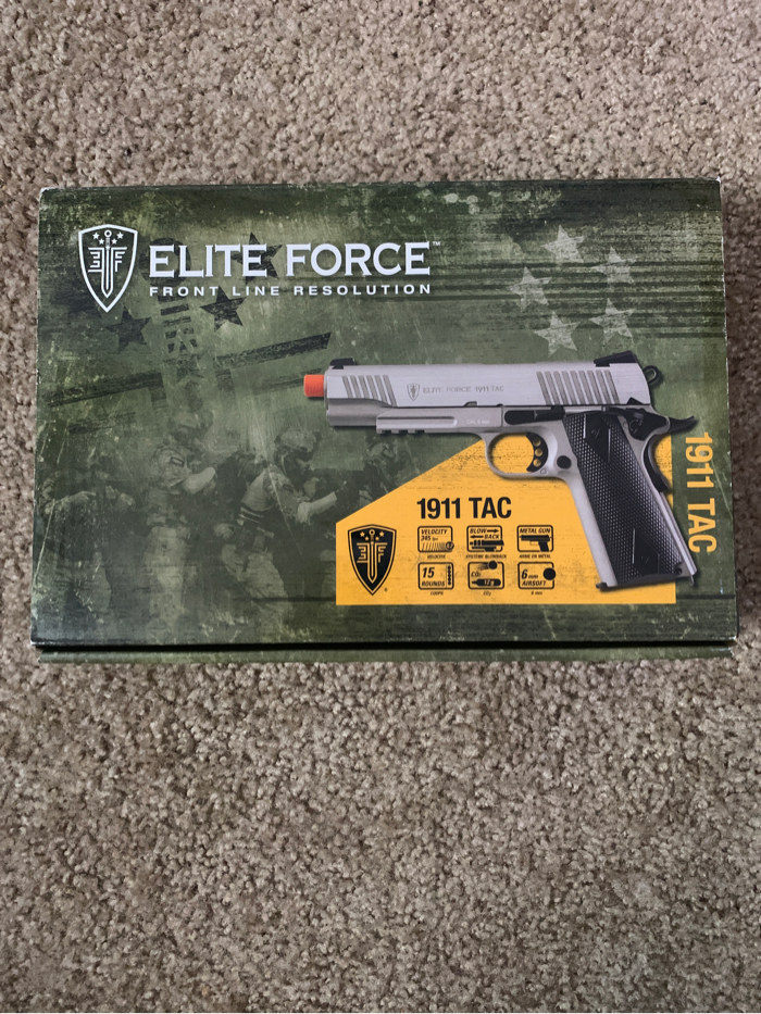 Elite Force Full Metal Gen 3 1911 Tactical CO2 Airsoft Gas Blowback Pistol  