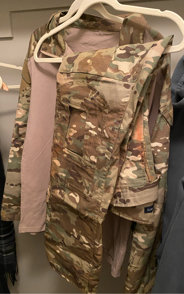 LANBAOSI Men's Military Army Tactical Combat Uniforms Airsoft
