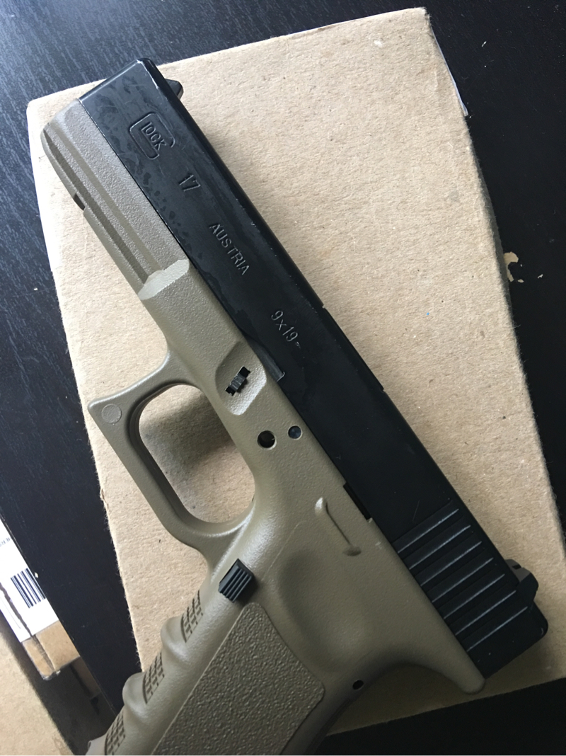 SOLD We TM Branded Glock G17 Slide HopUp Airsoft