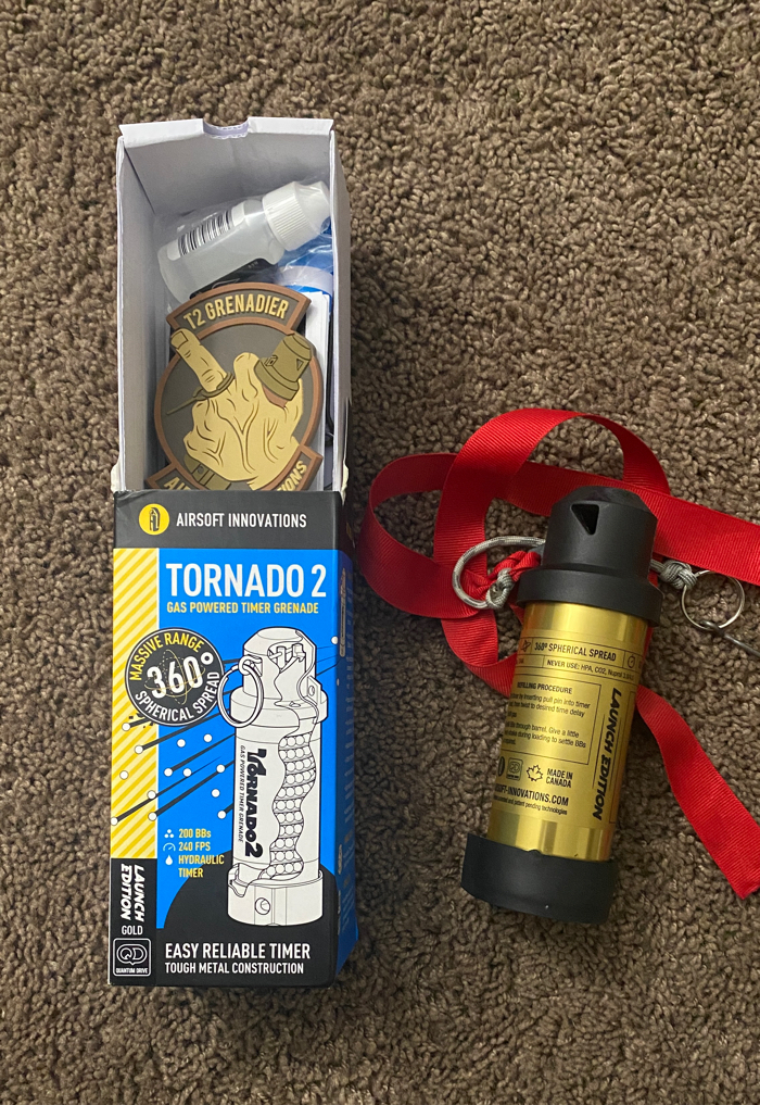 SOLD Airsoft Innovations Tornado 2 gas grenade | HopUp Airsoft