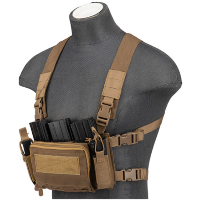 SOLD 🔥SALE🔥D3CRM Micro Chest Rig (Color: Coyote) | HopUp Airsoft