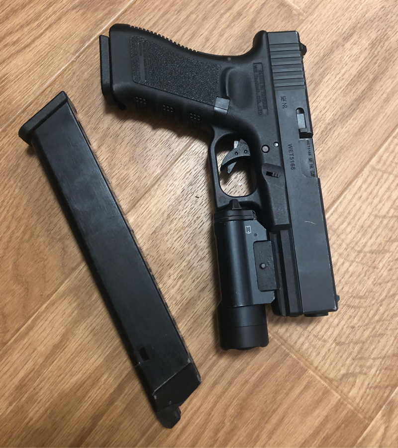 DOUBLE BARREL GLOCK 18 / WE Double Barrel G18 / AIRSOFT 