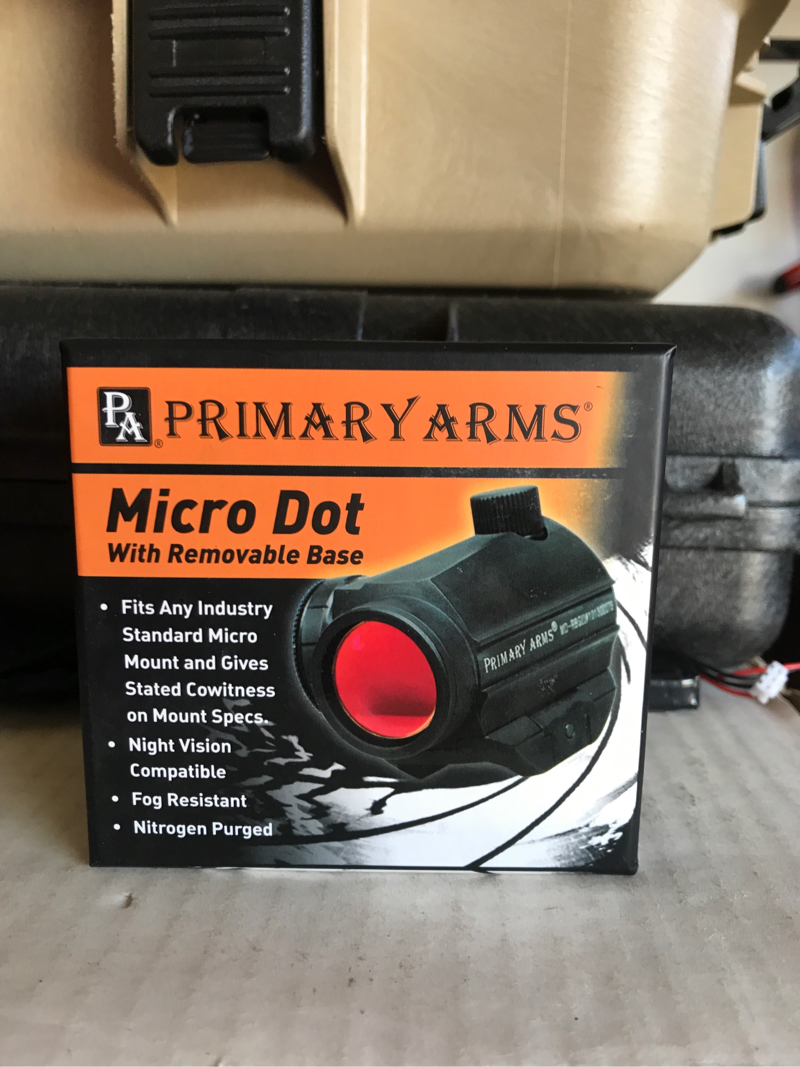 SOLD primary arm micro red dot HopUp Airsoft