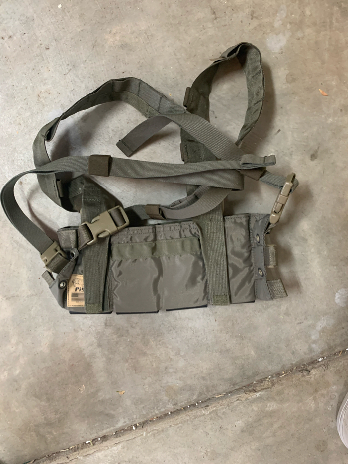 Pigbrig chest rig mag pouches of green | HopUp Airsoft