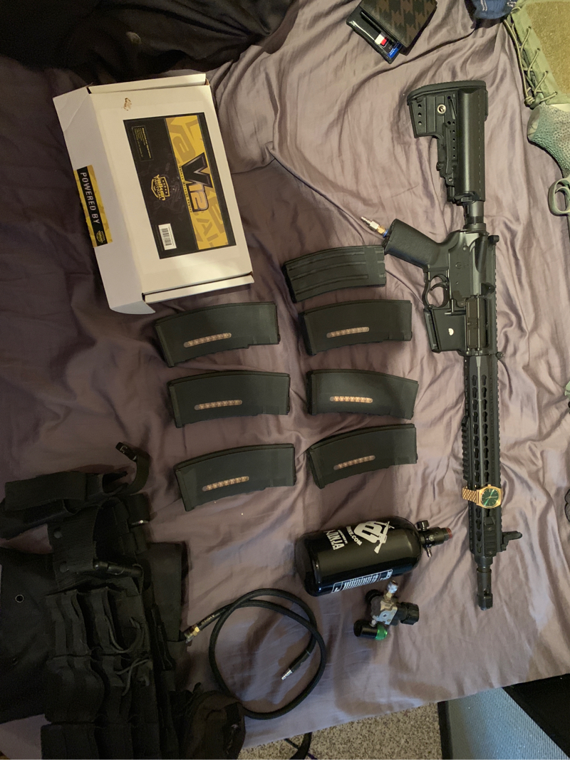 SOLD complete v12 setup+ jg bar 10 upgraded | HopUp Airsoft