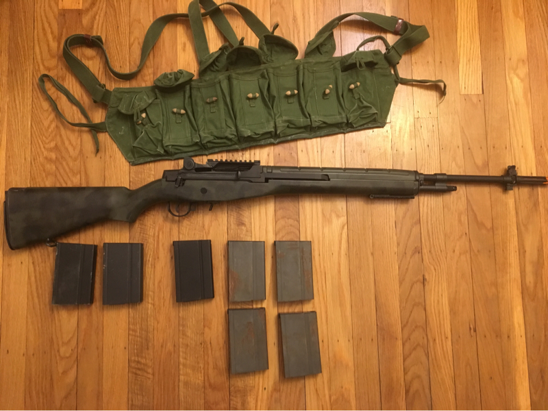 SOLD **PRICE DROPx2** Upgraded Tokyo Marui M14 + Chicom and extras