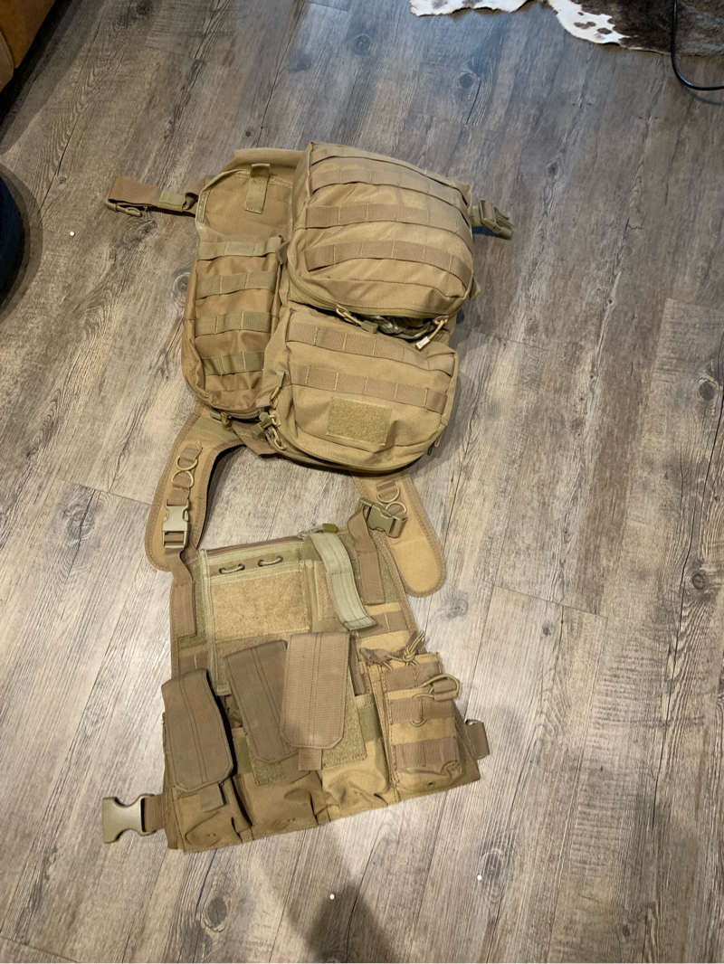 SOLD Full Coyote Plate Carrier Load out | HopUp Airsoft