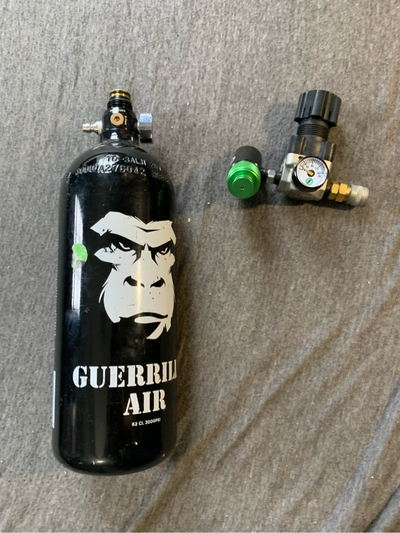 Sold Amped Air Soft Regulator Guerrilla Air Tank Hopup Airsoft