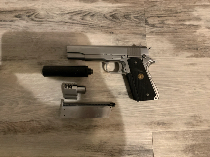 SOLD WE Chrome 1911 | HopUp Airsoft