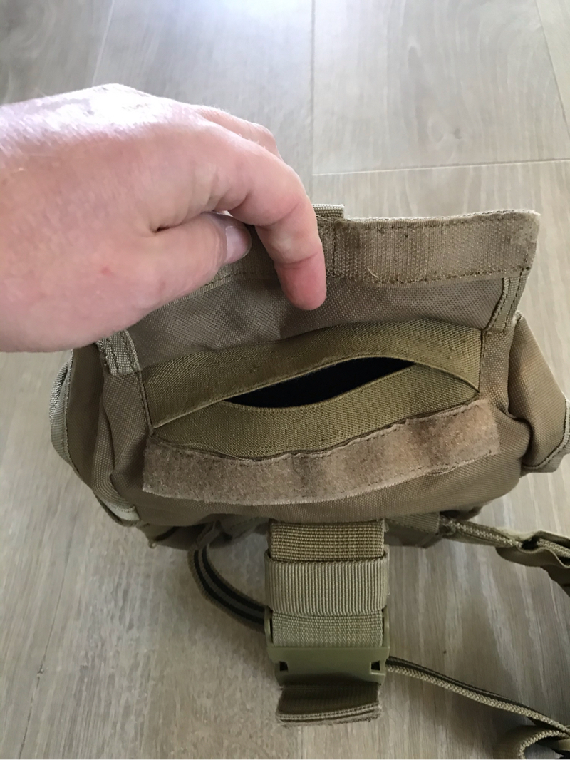 Sold Authentic Military Issue Drop Leg Dump Pouch 