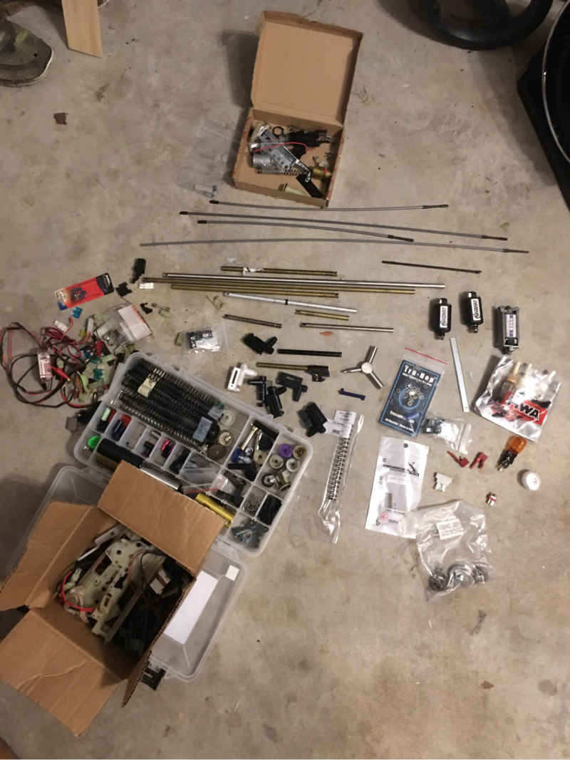 SOLD Airsoft Tech Find Parts Lot | HopUp Airsoft