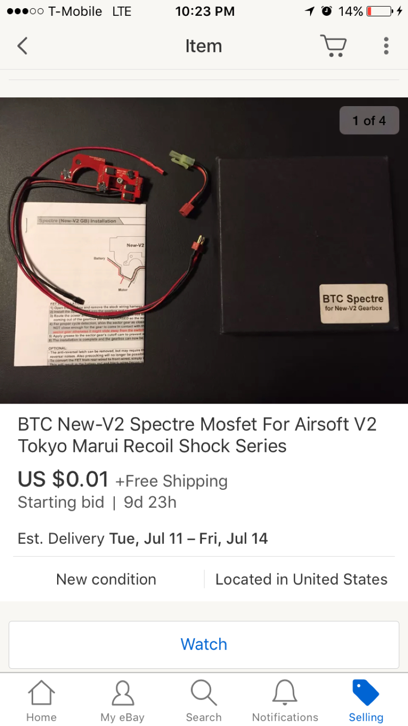 btc spectre v2 ebay