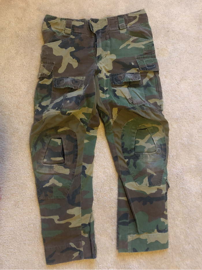 SOLD Crye M81 woodland combat pants used size 32r fits like 30r | HopUp ...