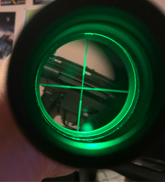 AIM Sports 39x40 Dual Illuminated MilDot Scope with Sunshade HopUp