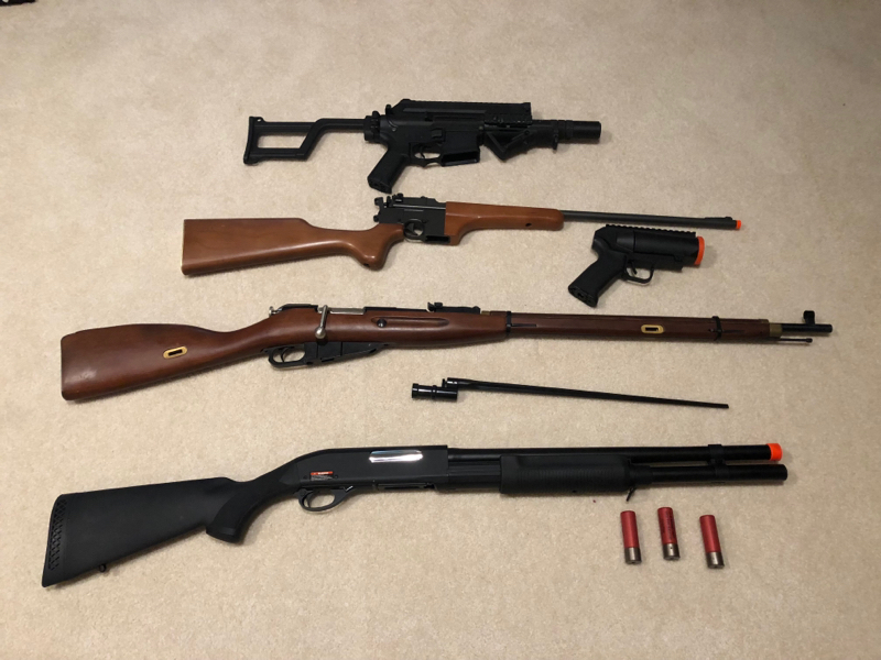 SOLD Huge lot check it out!!! SMG! Sniper! Rifle! Shotgun! Mauser ...