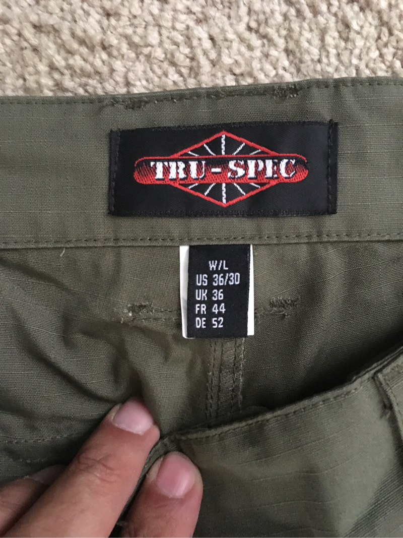 SOLD TRU SPEC RANGER GREEN PANTS | HopUp Airsoft