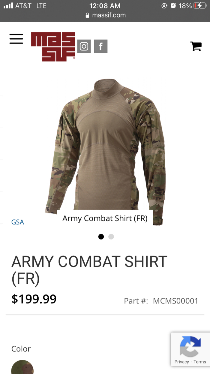 Massif multicam combat top | HopUp Airsoft