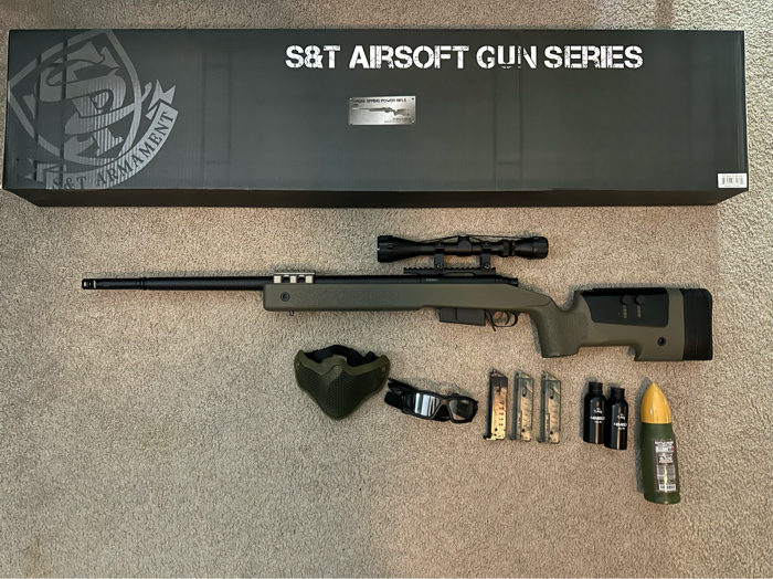 M40A5 Airsoft Sniper and Accessories | HopUp Airsoft