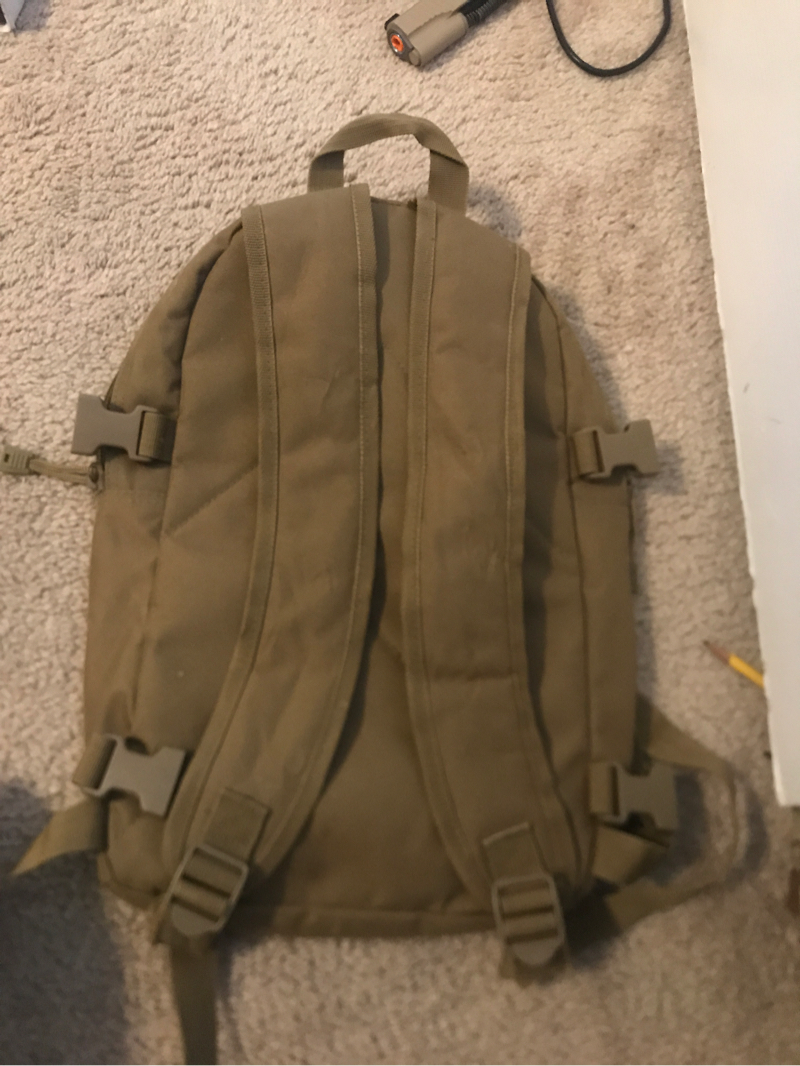 SOLD tan molle back pack | HopUp Airsoft