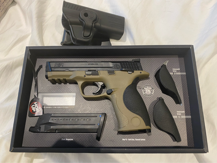 SOLD Tokyo Marui M&P9 // Guarder frame & holster *PRICE DROPPED